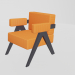 3d Armchair model buy - render