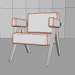 3d Armchair model buy - render