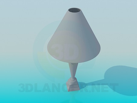 modello 3D Lampada da tavolo - anteprima