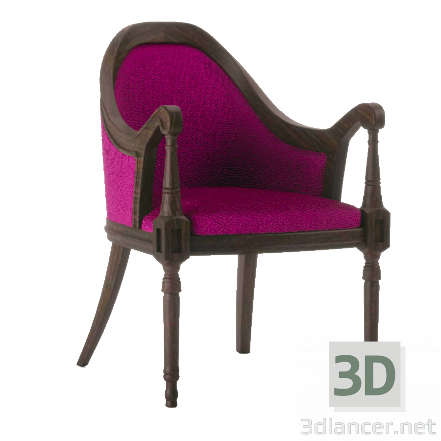 Silla 3D modelo Compro - render