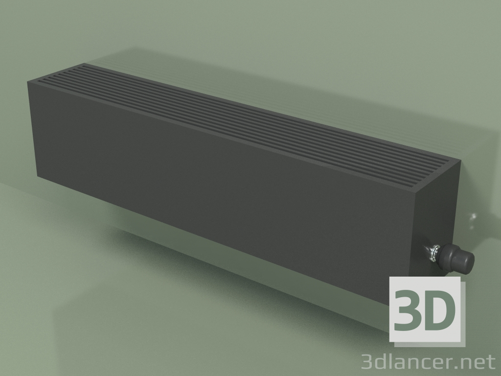 Modelo 3d Convector - Aura Slim Basic (240x1000x180, RAL 9005) - preview