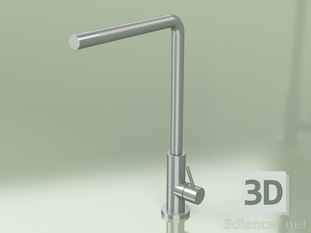 3d model Mezclador de fregadero de cocina con caño giratorio (602, AS) - vista previa