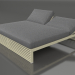 Modelo 3d Cama para descanso 200 (Ouro) - preview