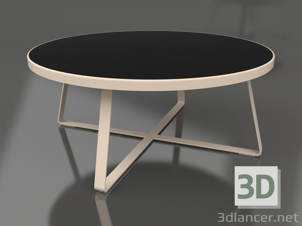 Modelo 3d Mesa de jantar redonda Ø175 (DEKTON Domoos, Areia) - preview