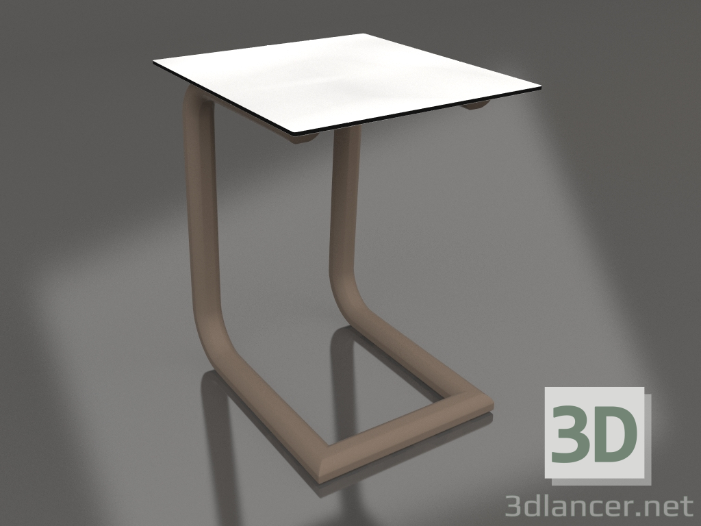 Modelo 3d Mesa lateral C (Bronze) - preview