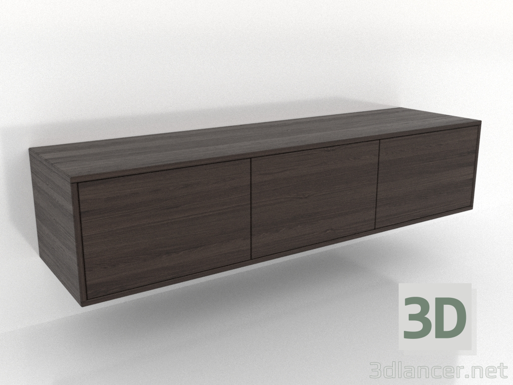 3d model TV cabinet 2 1500 mm (ash walnut) - preview 3d model TV cabinet 2 1500 mm (ash walnut) - preview