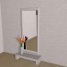 Modelo 3d Espelho no corredor - preview