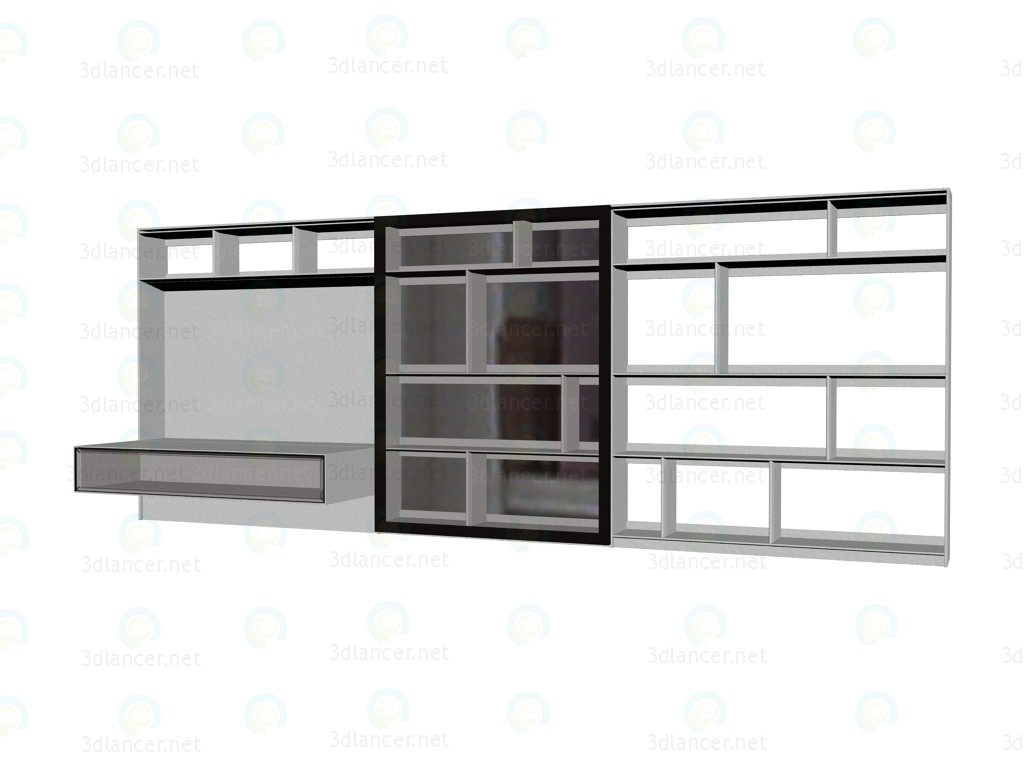 3D modeli Mobilya sistemi (raf) FC0917 - önizleme