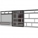 3d model Sistema de mobiliario (rack) FC0917 - vista previa