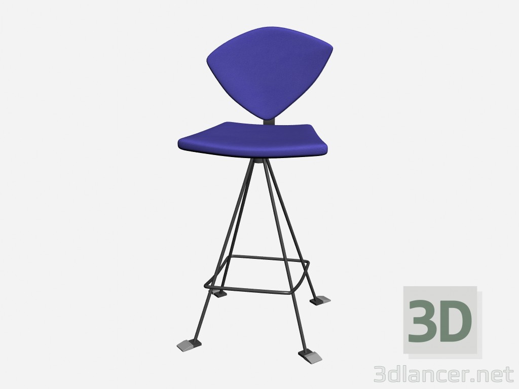 modello 3D Sedia Bar eva 6 - anteprima