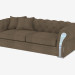 3D Modell Doppel-Sofa Nirvana (225x110x65) - Vorschau