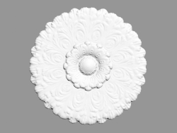 Sortie plafond R27 (75 x 75 x 4,5 - Ø 75 cm)