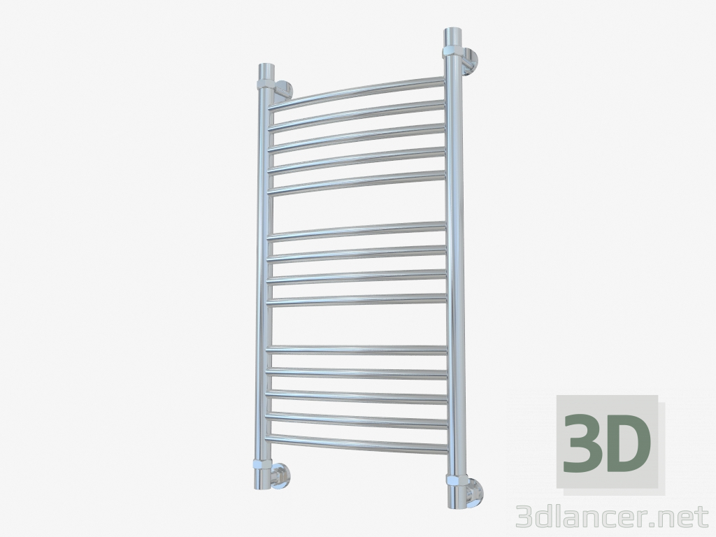 3d модель Полотенцесушитель Богема вигнутий (800x400) – превью