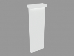 Coluna de luz LOOK BOLLARD DUPLO EMISSÃO H. 870mm (S7267W)