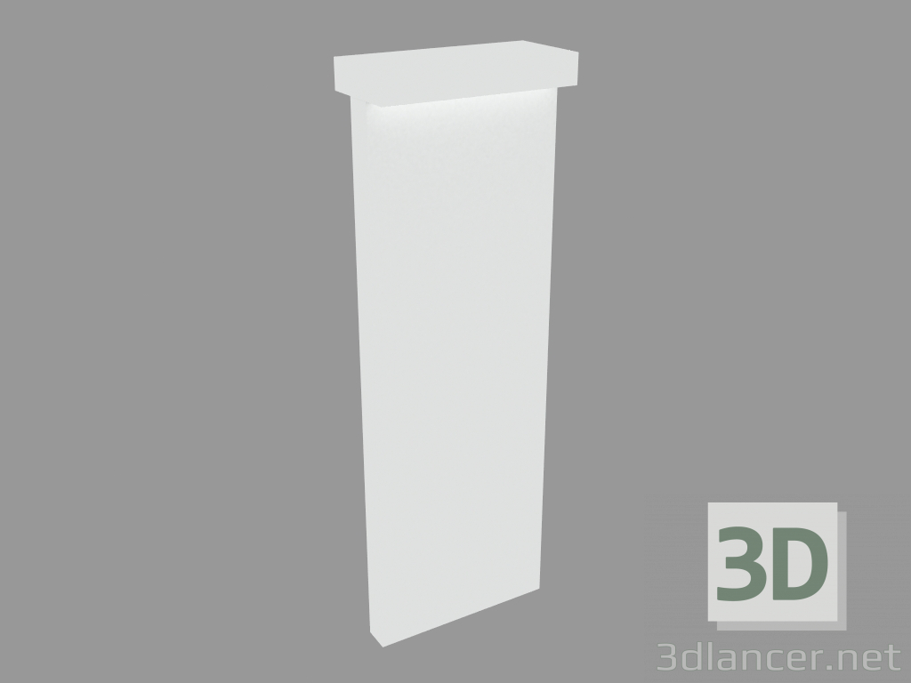 Modelo 3d Coluna de luz LOOK BOLLARD DUPLO EMISSÃO H. 870mm (S7267W) - preview