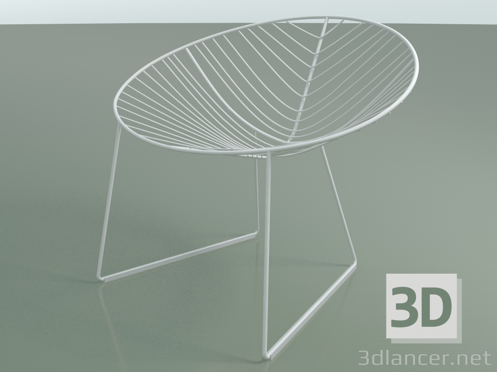 3d model Sillón de exterior 1803 (en trineo, V12) - vista previa