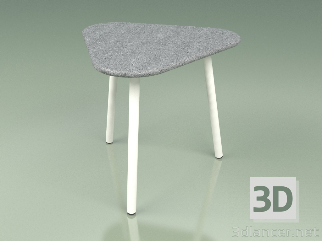 3d model Mesa auxiliar 010 (Metal Milk, Luna Stone) - vista previa