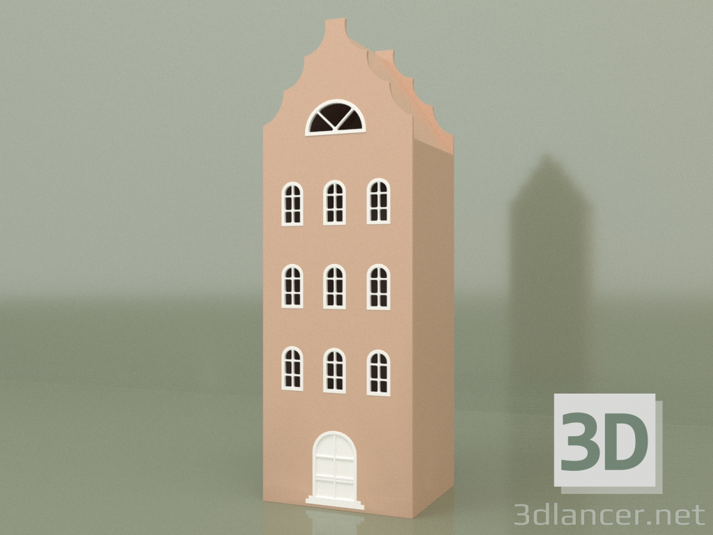 3D Modell Garderobenhaus XL-9 (Ingwer) - Vorschau