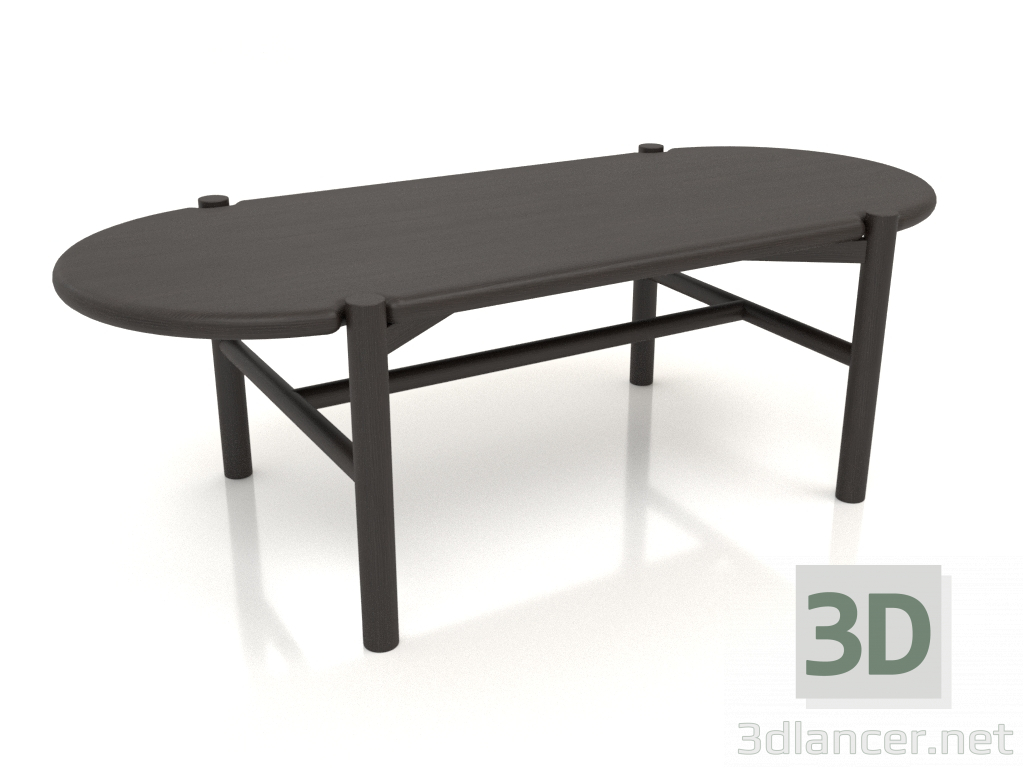 3d model Mesa de centro JT 07 (1200x530x400, madera marrón oscuro) - vista previa