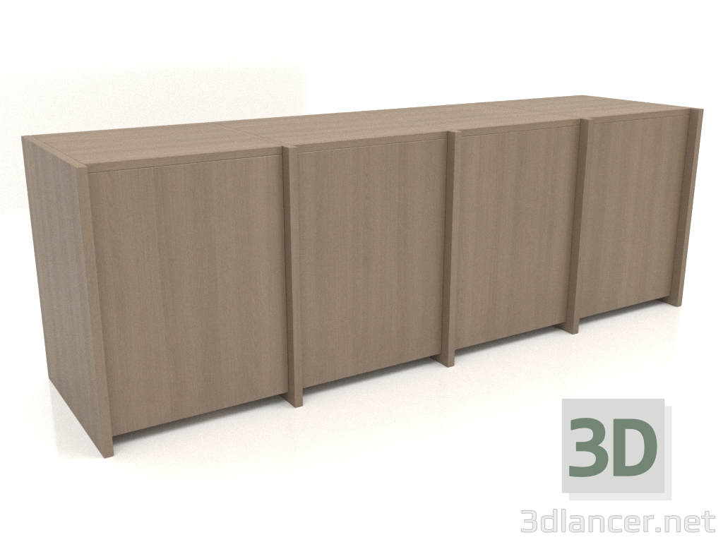 3d модель Тумба ST 07 (1530х409х516, wood grey) – превью