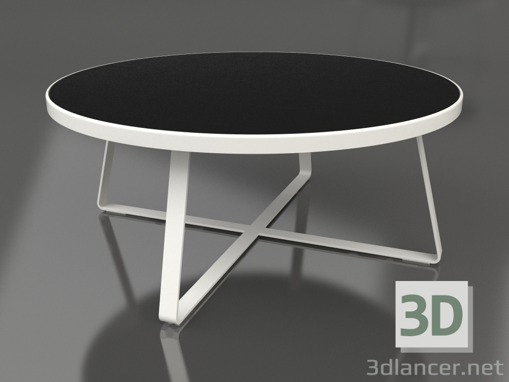 3d модель Стол обеденный круглый Ø175 (DEKTON Domoos, Agate grey) – превью