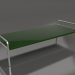 3D Modell Couchtisch 153 mit Aluminium-Tischplatte (Flaschengrün) - Vorschau