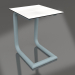 Modelo 3d Mesa lateral C (azul cinza) - preview