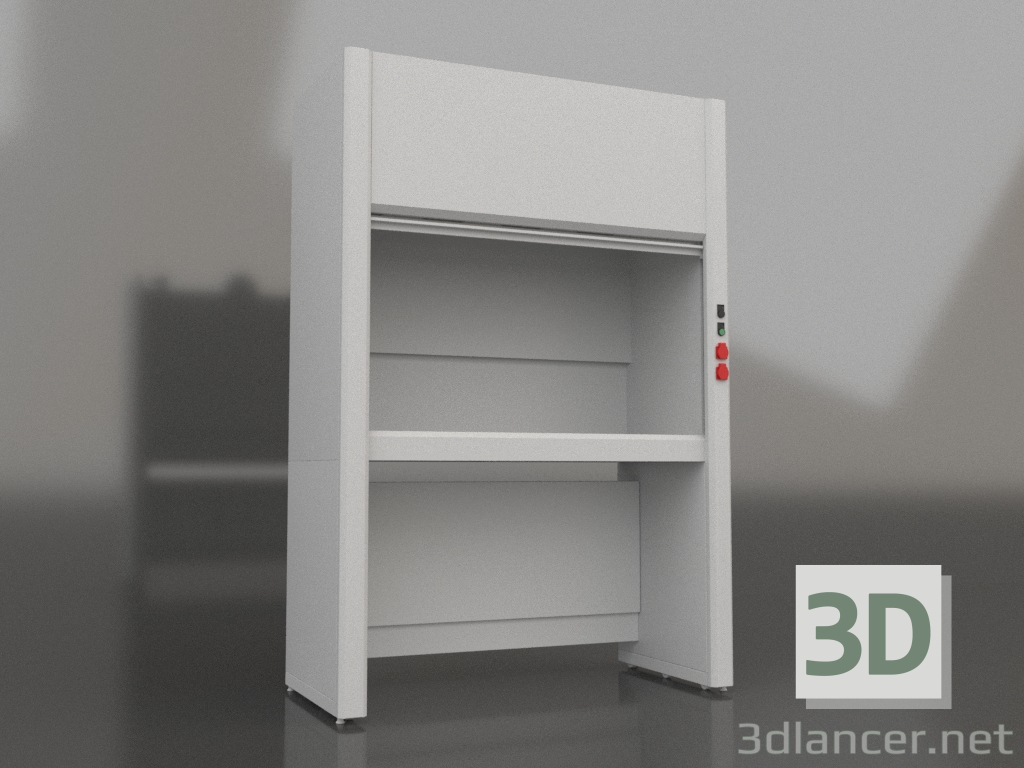 3d model Chemical fume cupboard LK-1500 SHVP - preview 3d model Chemical fume cupboard LK-1500 SHVP - preview