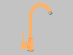 Sink mixer orange with U-spout Milin (BEU O62M)