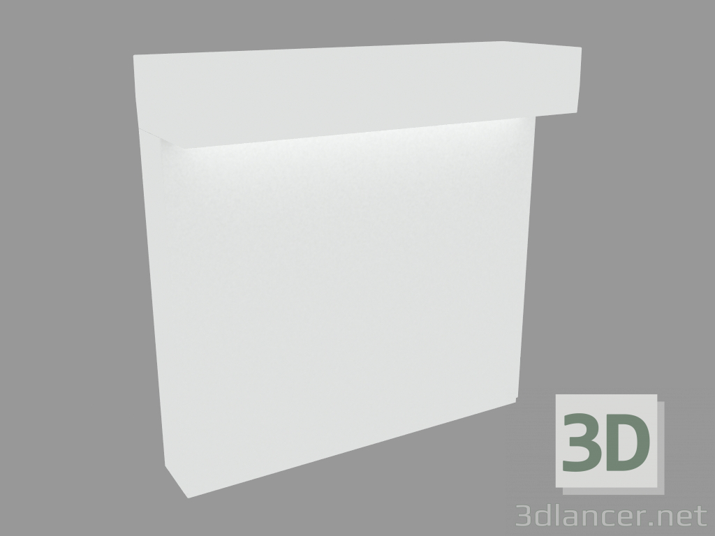 3D Modell Standleuchte MINI-LOOK POLLARD SINGLE EMISSION H. 220mm (S7206W) - Vorschau