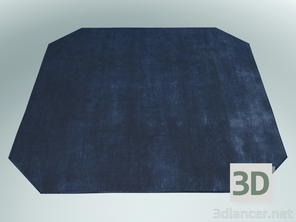 modello 3D Moquette The Moor (AP8, 300x300cm, Blue Midnight) - anteprima