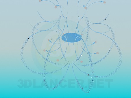 3D Modell Kronleuchter - Vorschau
