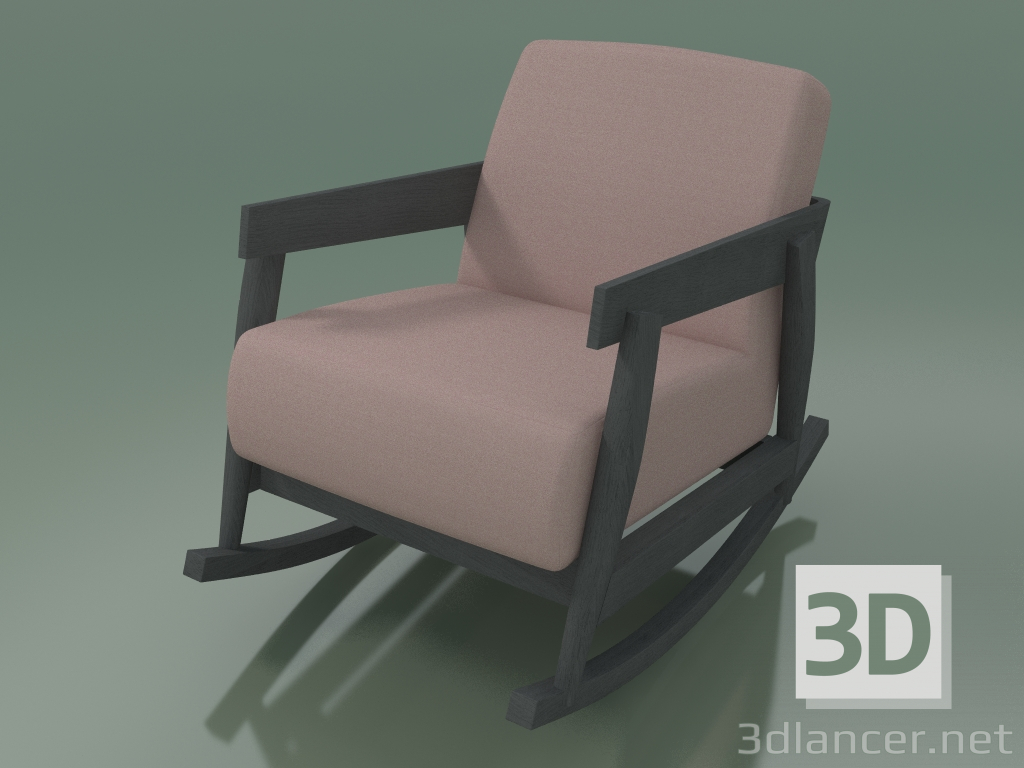 3d model Mecedora (307, gris) - vista previa