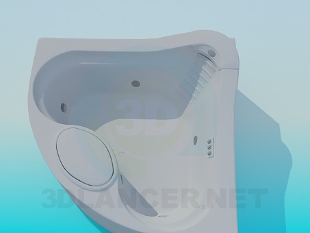 3d model Jacuzzi bath - preview