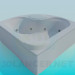 3d model Baño jacuzzi - vista previa