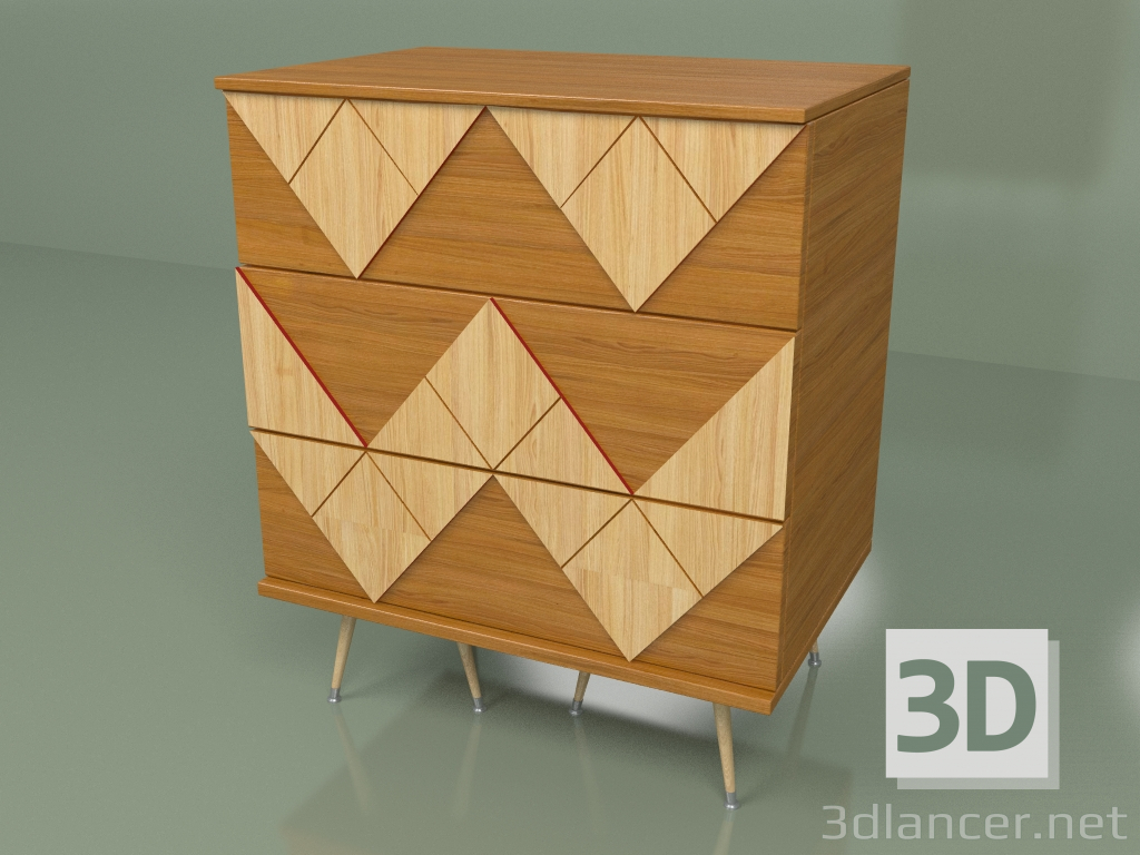 modèle 3D Commode Lady Woo - preview