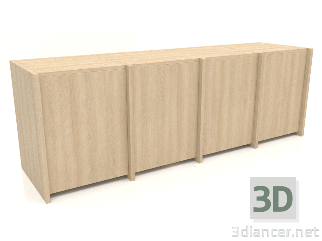 3D Modell Schrank ST 07 (1530х409х516, Holz weiß) - Vorschau