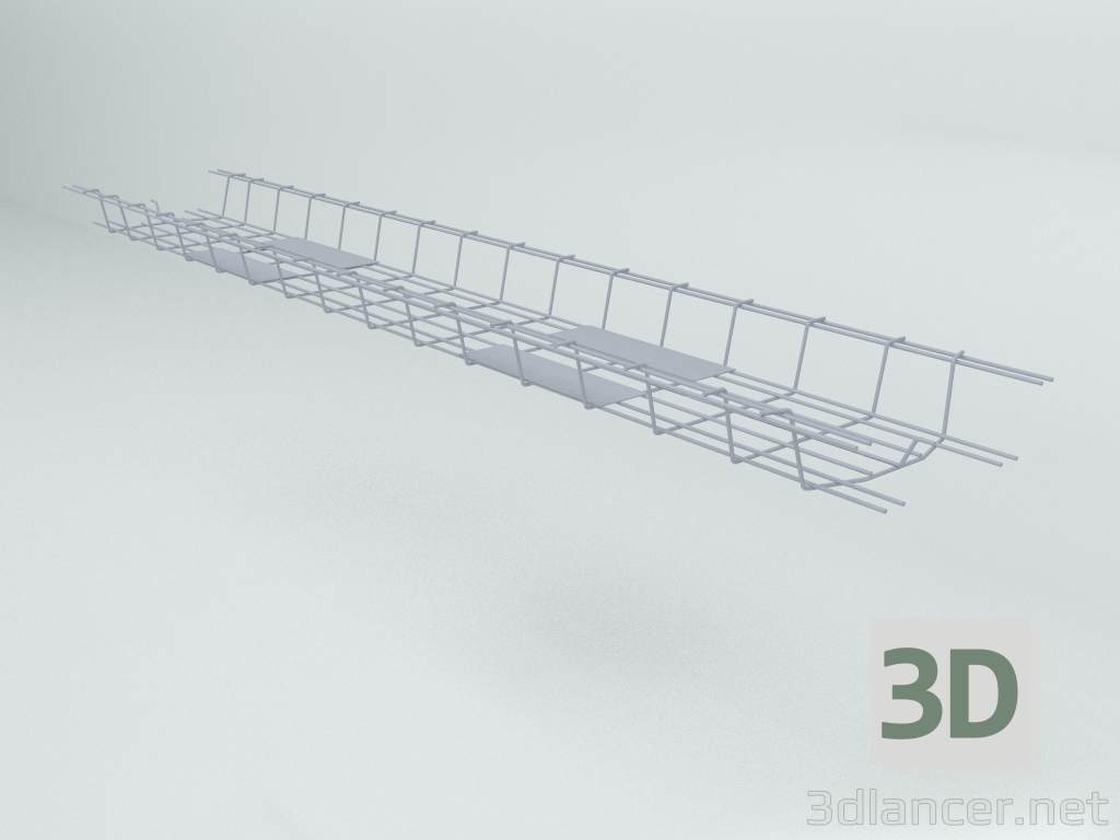 3d model Bandeja portacables SOD18 - vista previa