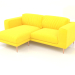 3d model Tor 3-seater corner sofa - preview