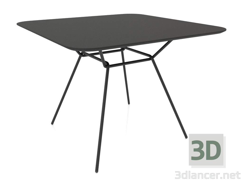 modèle 3D Table à manger 100x100 - preview