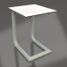 Modelo 3d Mesa lateral C (cinza cimento) - preview