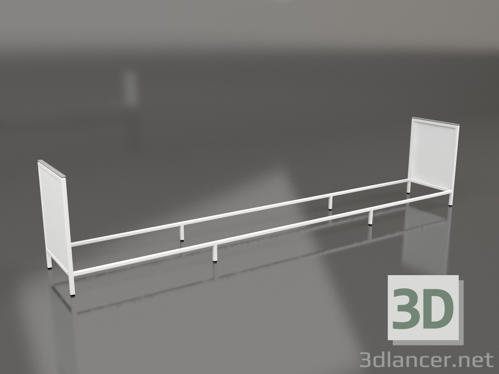 3d model Island V1 (wall) on 60 frame 7 (white) - preview