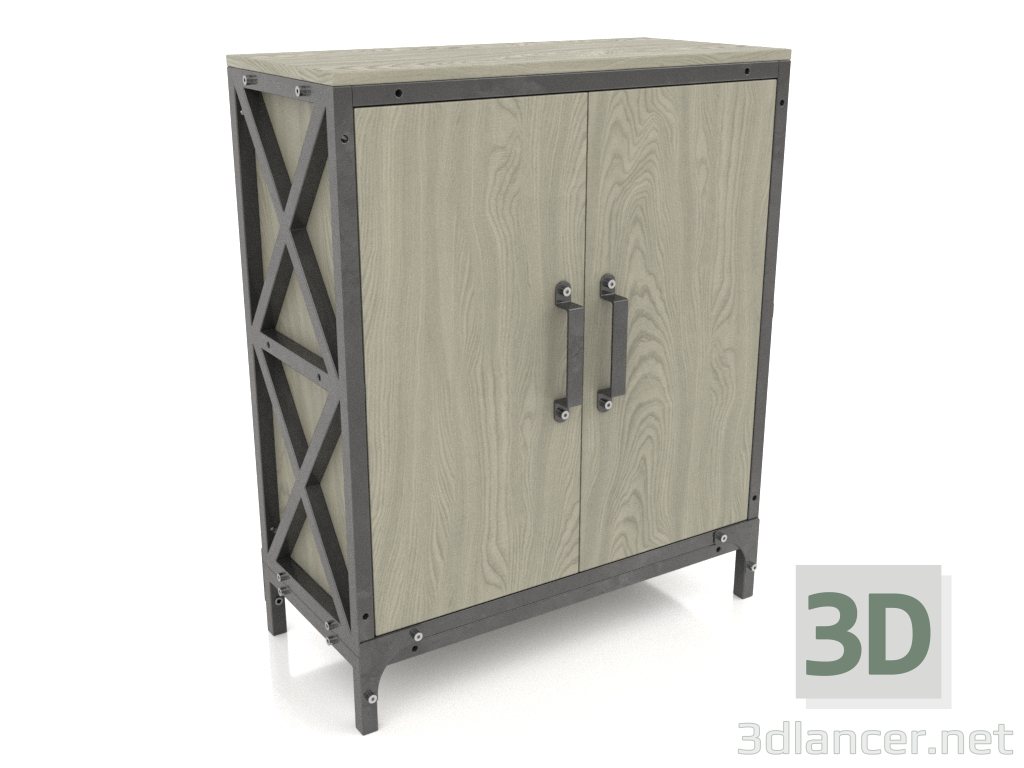 Modelo 3d Gabinete (1 seção) - preview