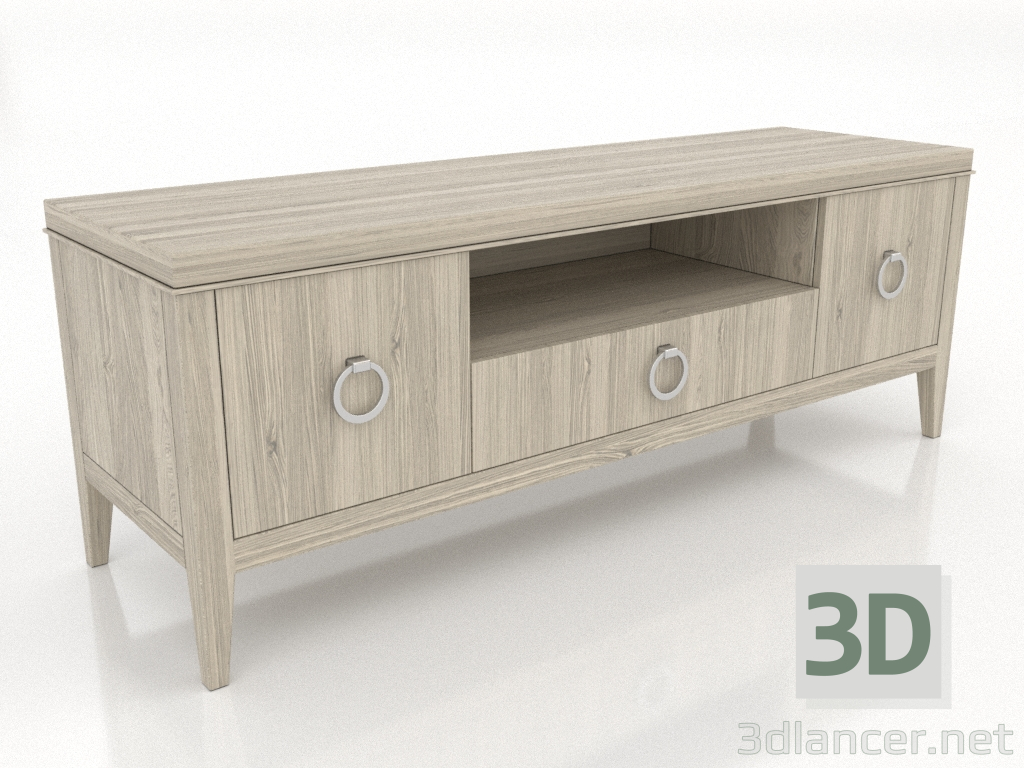 modello 3D Mobile TV 3 1500 mm (rovere schiarito) - anteprima modello 3D Mobile TV 3 1500 mm (rovere schiarito) - anteprima