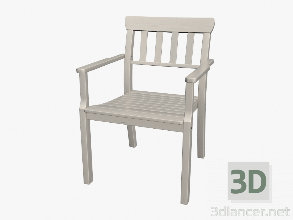 modello 3D Sedia (brillante) - anteprima