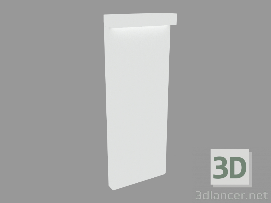 3D modeli Sonrası lamba MINI-LOOK BOLLARD TEK EMİSYON H. 580mm (S7211W) - önizleme