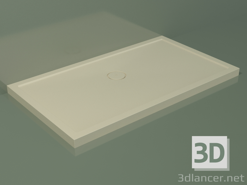 3D modeli Duş teknesi Medio (30UM0122, Bone C39, 140x80 cm) - önizleme