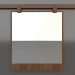 modèle 3D Miroir ZL 13 (600x500, bois brun clair) - preview