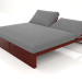 Modelo 3d Cama para descanso 200 (Vinho tinto) - preview