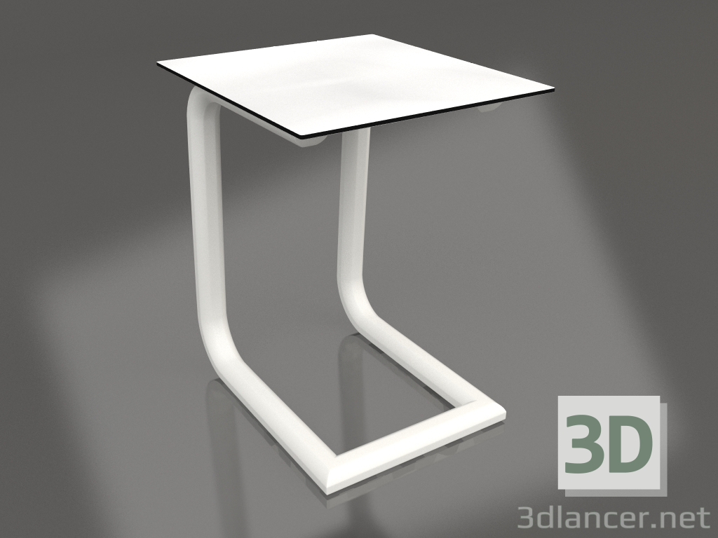 Modelo 3d Mesa lateral C (cinza ágata) - preview